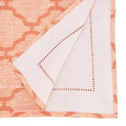 Moroccan Laser Cut Hemstitched Tablecloth