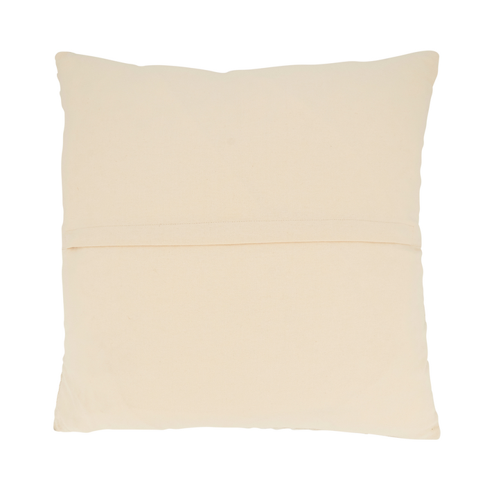 Striped Woven Poly Natural Pillow