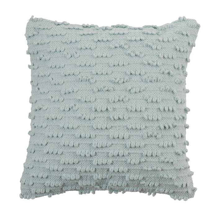 Nubby Aqua Down Pillow