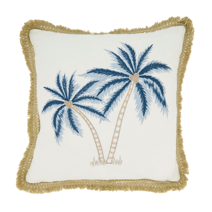 Palm Tree Poly Filled Pillow