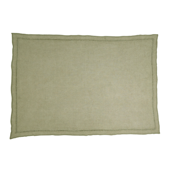 Stonewashed Overlock Border Placemats