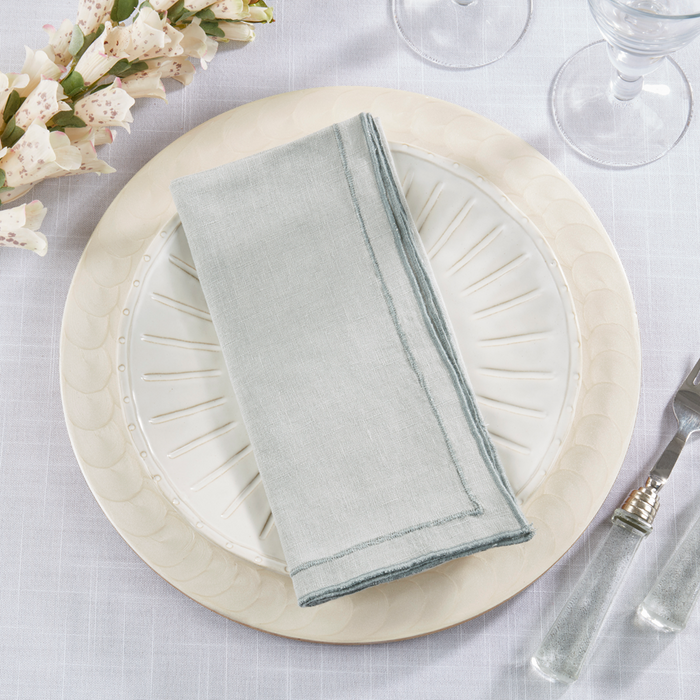 Stonewashed Overlock Border Napkins