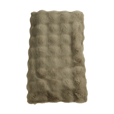 Sage Bubble Faux Throw