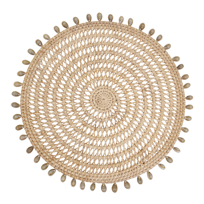 Rattan Sea Shell Placemat - set of 4