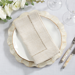 Toscana Hemstitched Dinner Napkins - Set of 4
