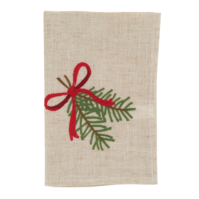 Pine Needle & Bow Napkins