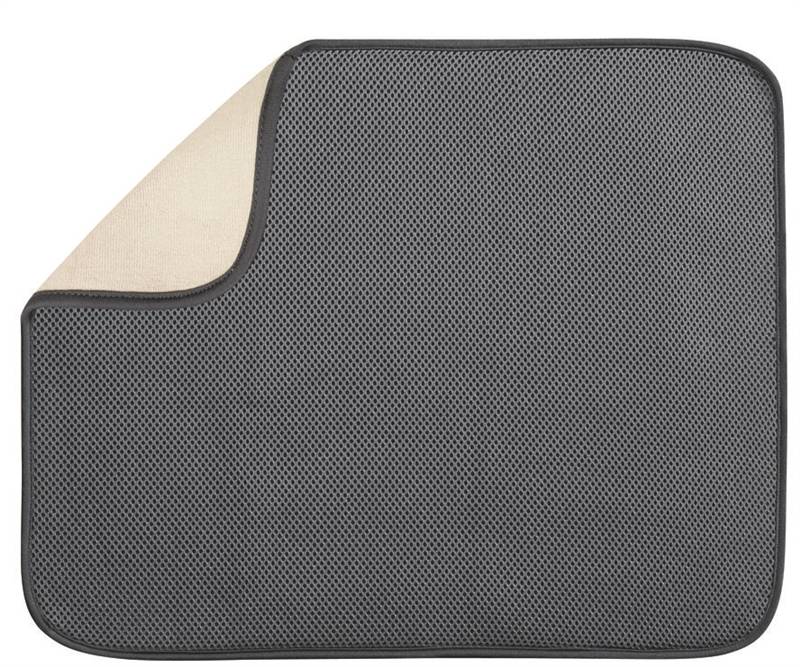iDry Pewter/Ivory Kitchen Mat