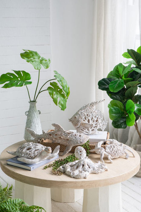 Coral Reef Sea Turtle Statue