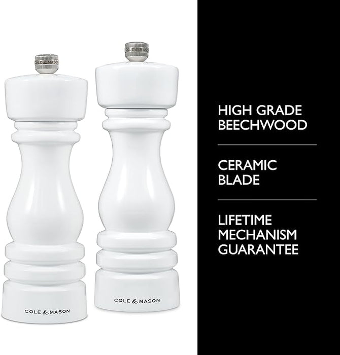 London White Gloss Salt & Pepper Mill