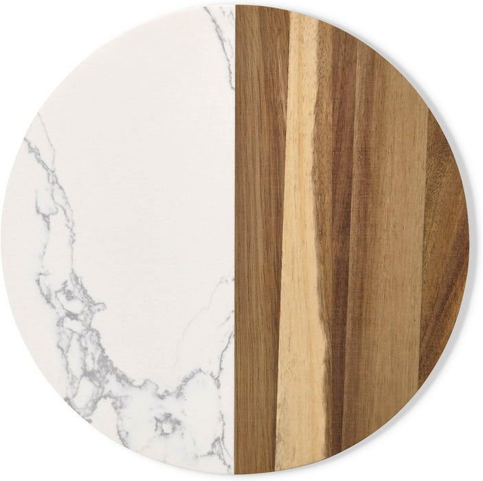 Marble / Wood Round Cheese Board