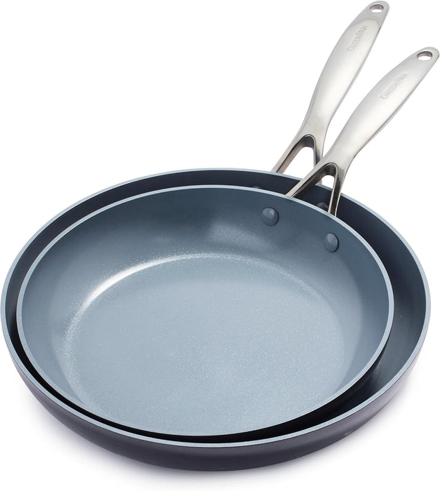 Valencia Pro Healthy Ceramic Nonstick 2 Piece Frying Pan Set