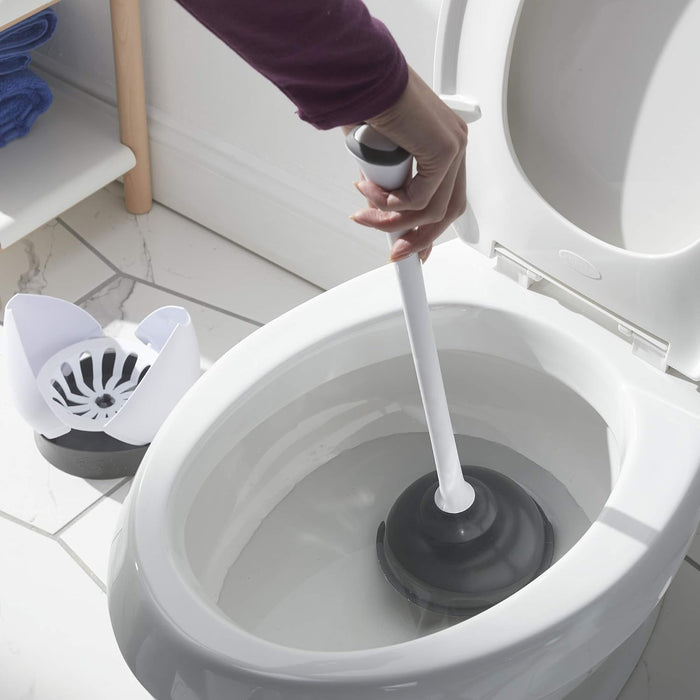 Clorox Toilet Plunger With Hideaway Storage Caddy