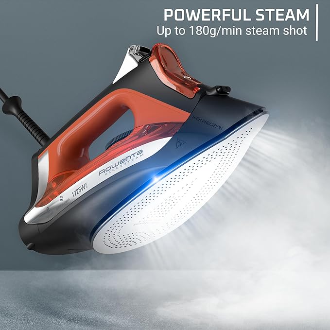 Rowenta Iron - Orange & Black