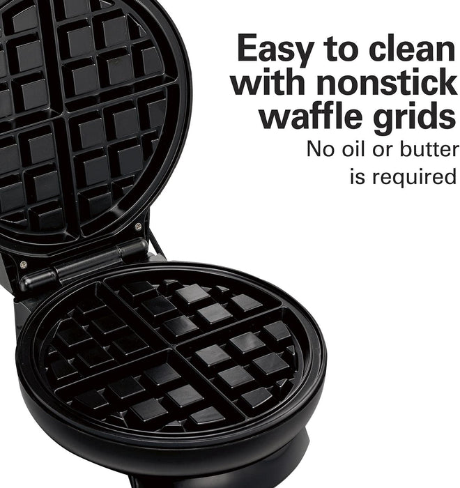 Hamilton Beach Round Belgian-Style Waffle Maker