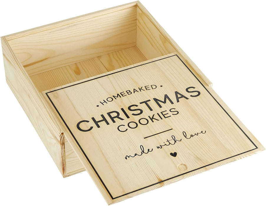 Christmas Cookies Wood Box