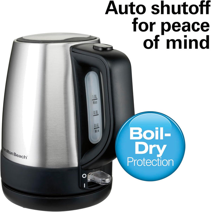 Hamilton Beach Stainless Steel Electric Kettle