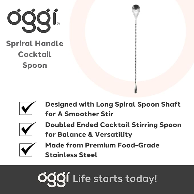 Teardrop Cocktail Spoon