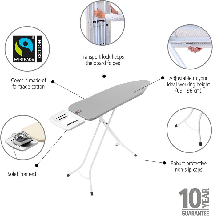 4 Legged Ironing Board w/Iron Rest