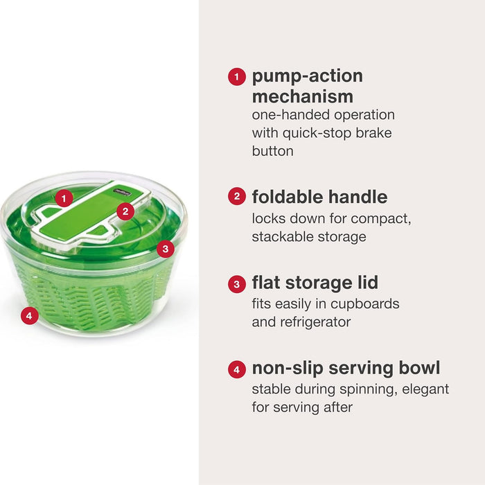 Zyliss Swift Dry Salad Spinner Large