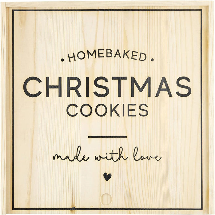 Christmas Cookies Wood Box