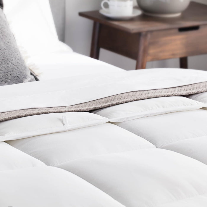 Weekender Quilted Down Alternative Comforter - White