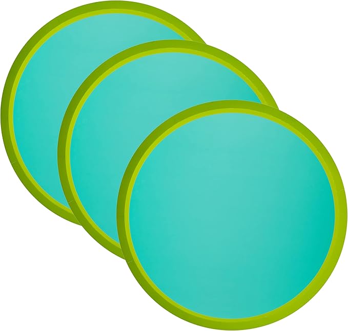 8pk. Kailo Teal Green Disposable Dinner Plates