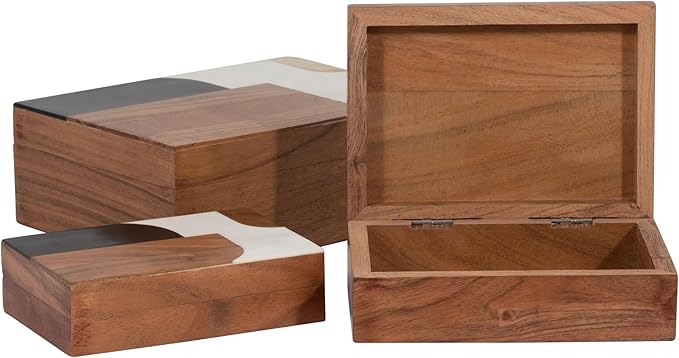 Resin Mid-Century Boxes