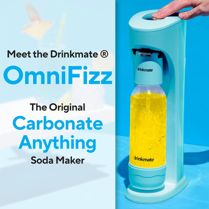 OmniFizz Sparkling Water Maker & Soda Streaming Machine