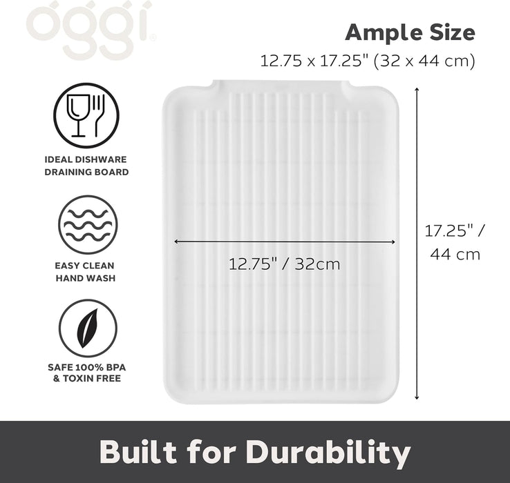 White Draining Board