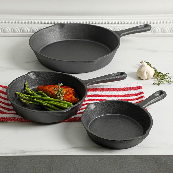 3pc. Addlestone Cast Iron Skillet Set