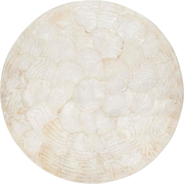 Wavy Capiz Ivory Placemats