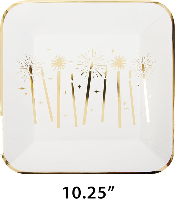 8pk. Yay Disposable Dinner Plates