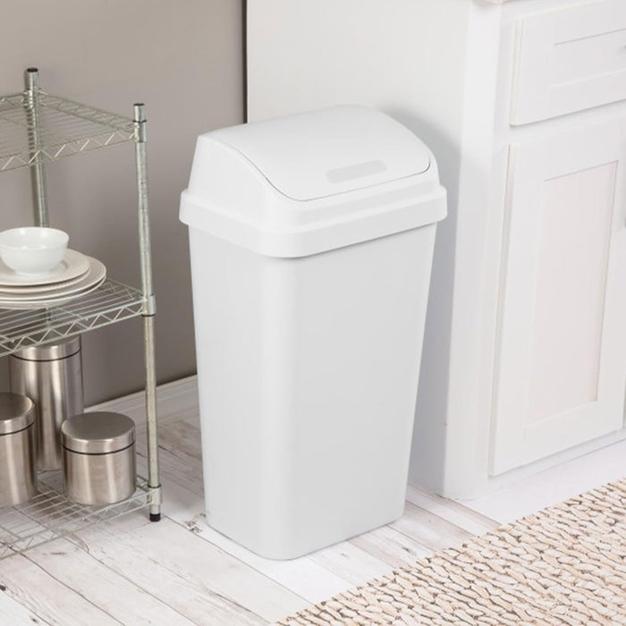 Sterilite SwingTop Wastebasket