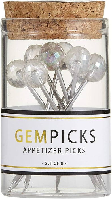 8pk. Iridescent Appetizer Picks