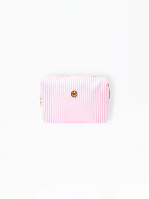 Lets Face It Mini Pink Stripe Bag