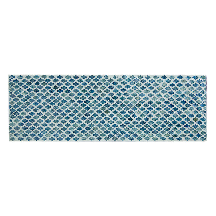 Blue Capiz Inlay Console