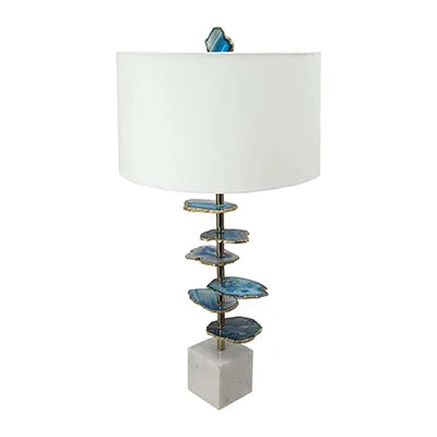 Blue Agate Table Lamp