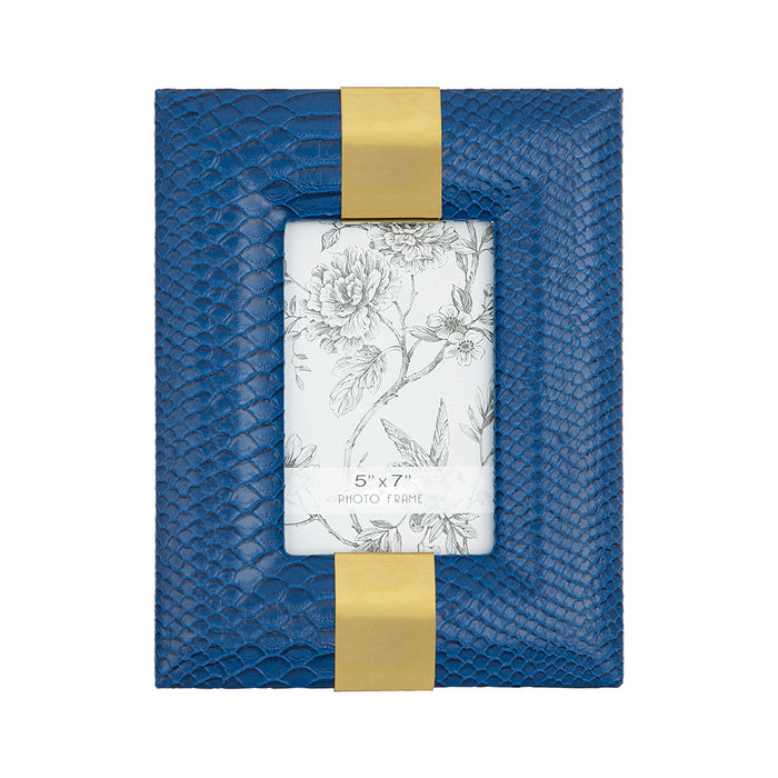 Navy w/Gold Photo Frame