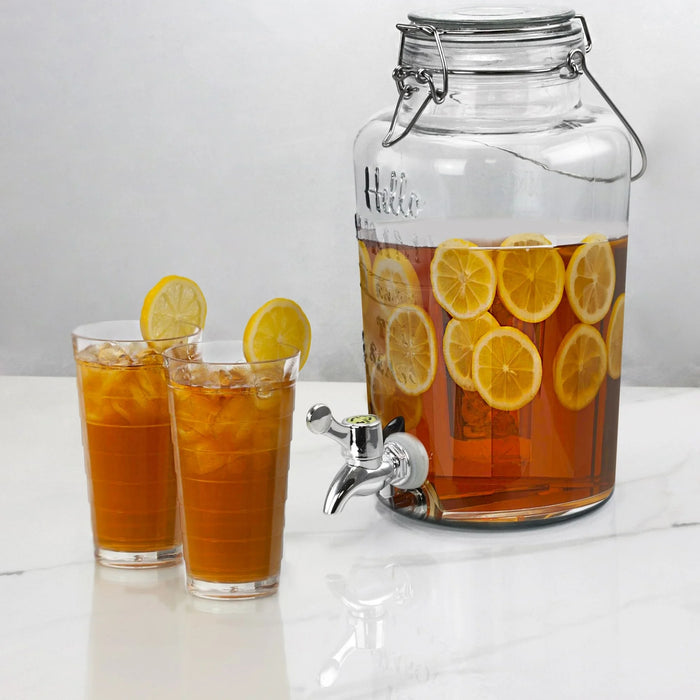 Glass Bayfront Drink Dispenser