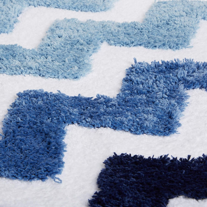 InterDesign Chevron Blue Multi Rug