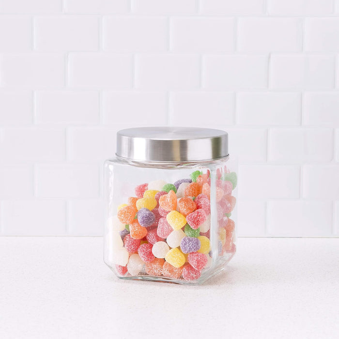 Square Glass Jar / Canister
