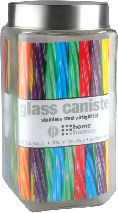 Square Glass Jar / Canister