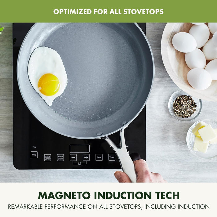 Valencia Pro Healthy Ceramic Nonstick 2 Piece Frying Pan Set