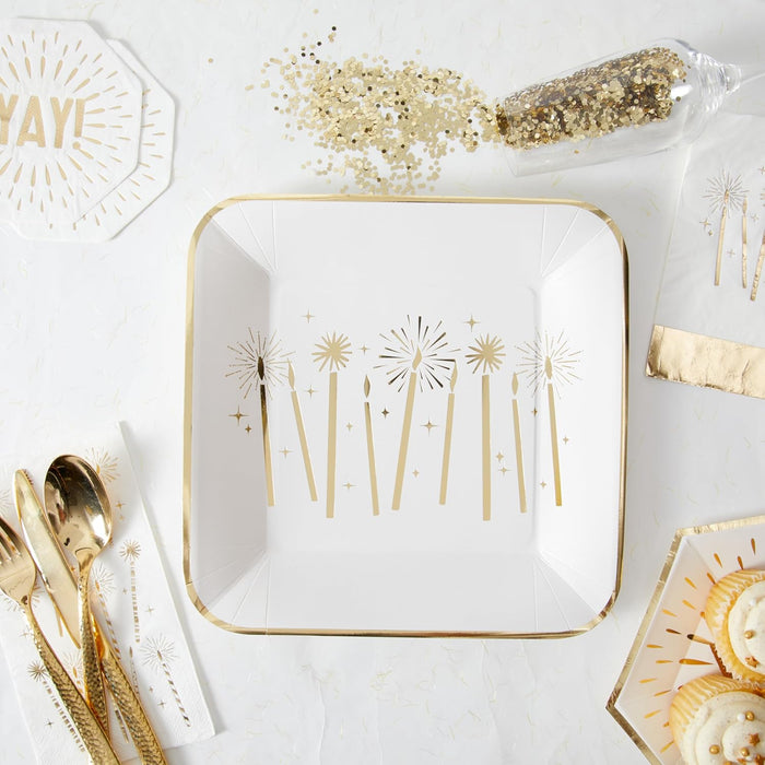 8pk. Yay Disposable Dinner Plates