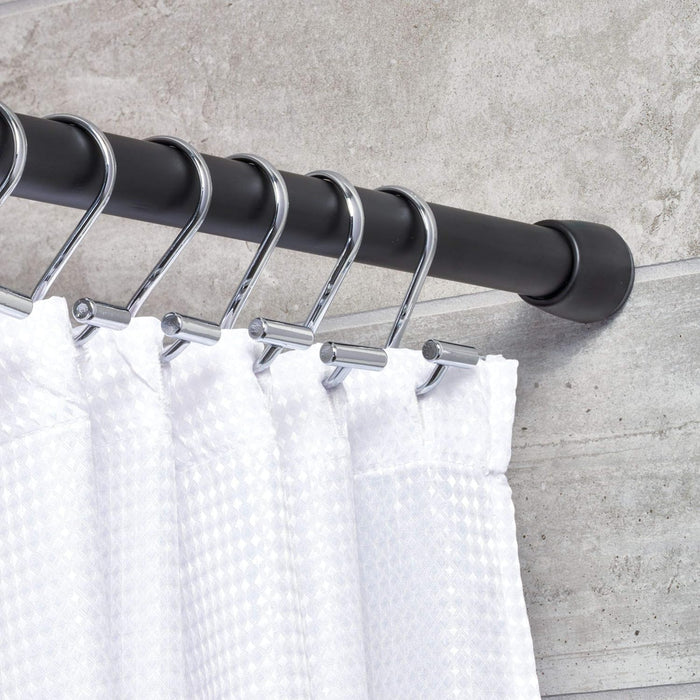 InterDesign Metal T-Bar Shower Curtain Hooks