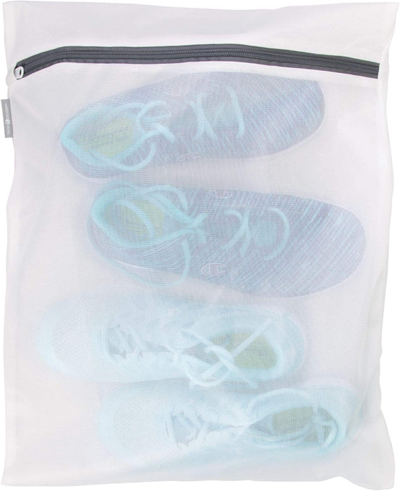 White Mesh Wash Bag - Large