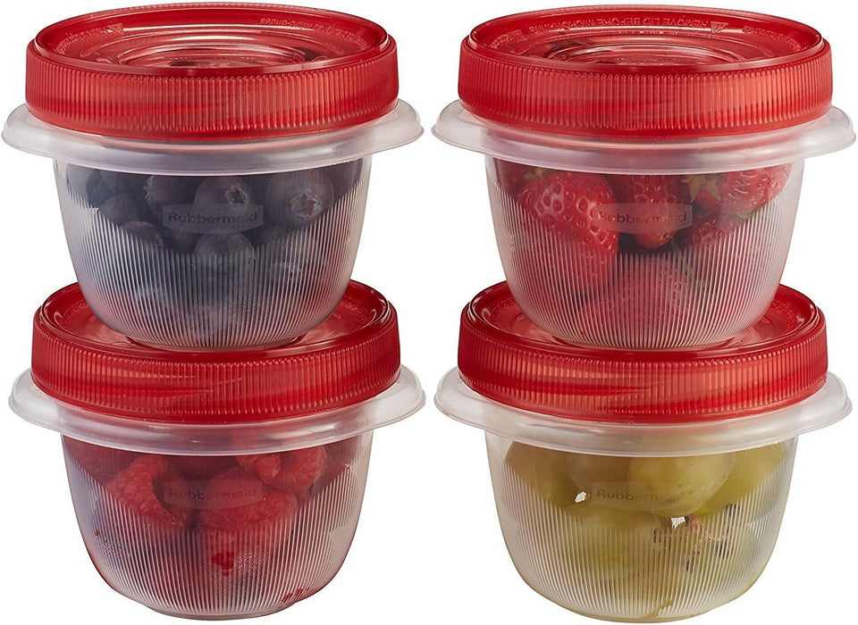 Rubbermaid 4-Piece 1.2-Cup Twist & Seal Containers