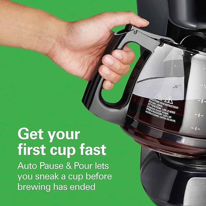 Hamilton Beach Black 12 Cup Coffee Maker