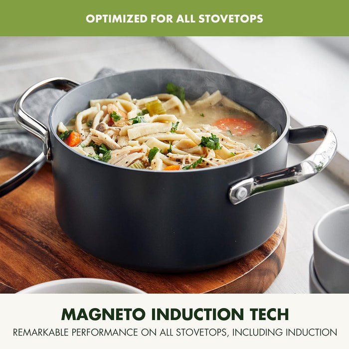 5Qt. Valencia Pro Hard Anodized Induction Stock Pot