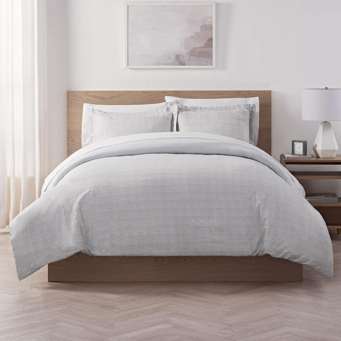 Serta 3pc. Reversible Duvet Cover Set - Micro Chip
